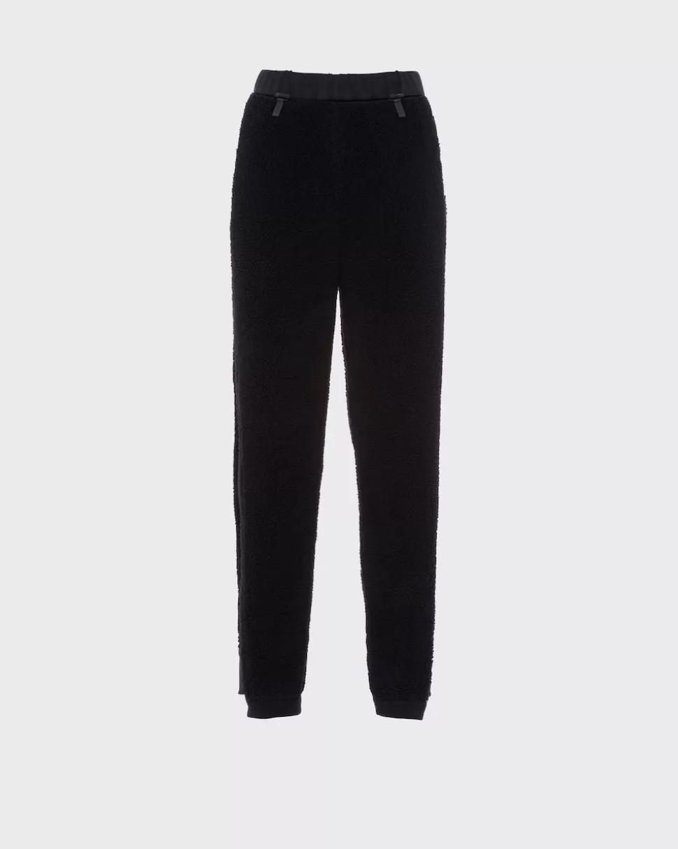 Online Prada Jogginghose Aus Fleece Und Recyceltem Funktionsgewebe Schwarz/Schwarz