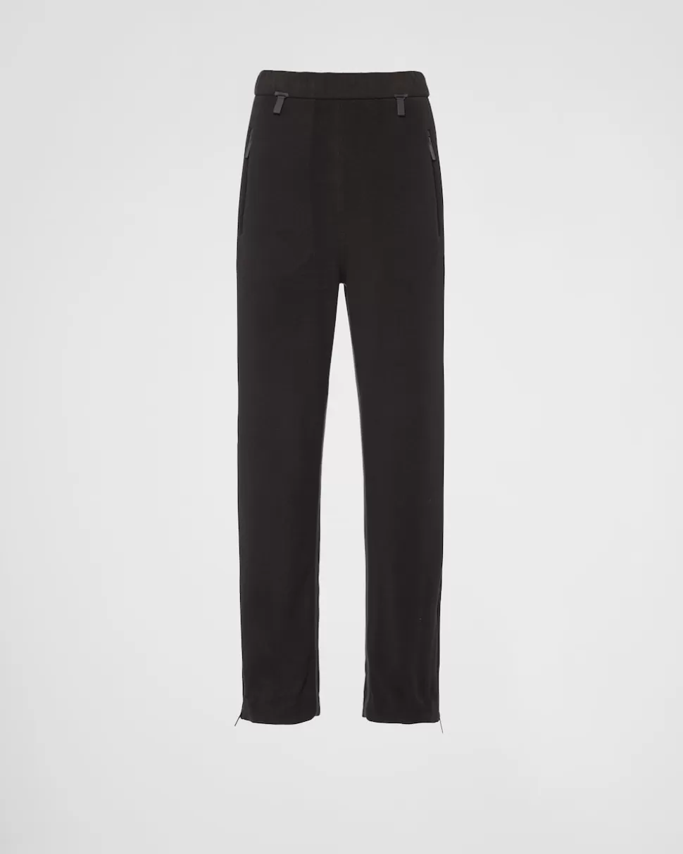 Hot Prada Jogginghose Aus Recyceltem Technischem Fleece Schwarz