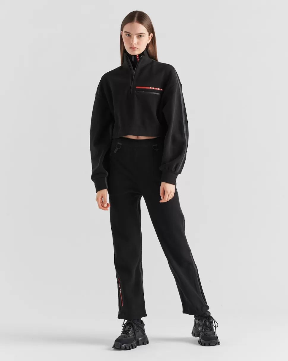 Hot Prada Jogginghose Aus Recyceltem Technischem Fleece Schwarz
