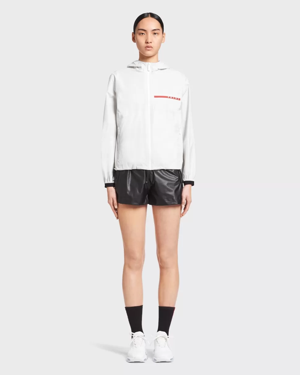 Flash Sale Prada Kapuzenjacke Aus Light Re-nylon Schwarz