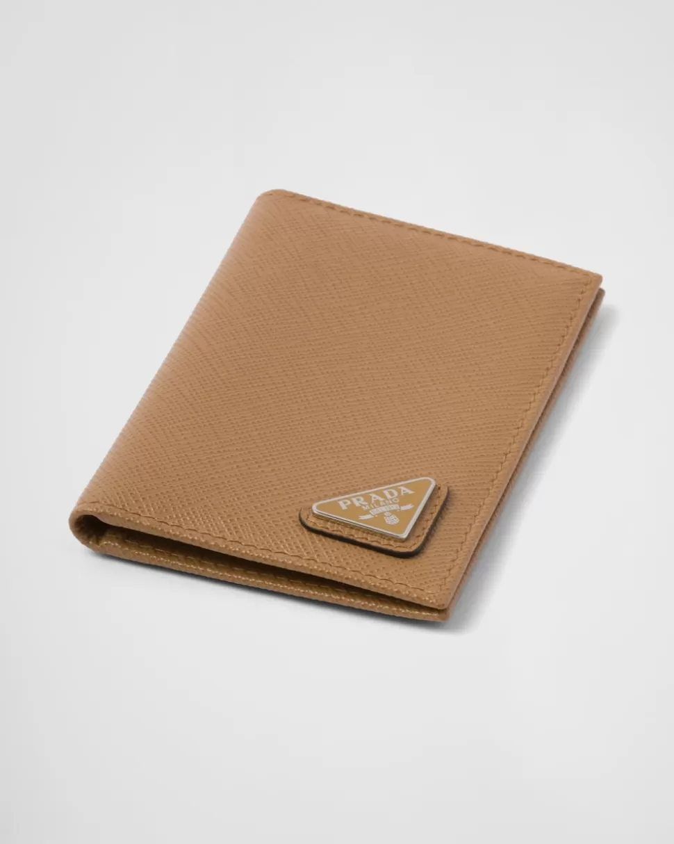 Sale Prada Kartenetui Aus Leder Schwarz