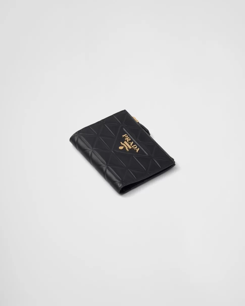Flash Sale Prada Kleine Geldbörse Aus Leder Schwarz