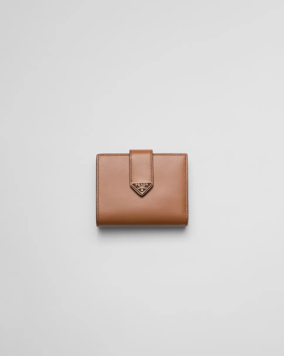 Flash Sale Prada Kleine Geldbörse Aus Leder Schwarz