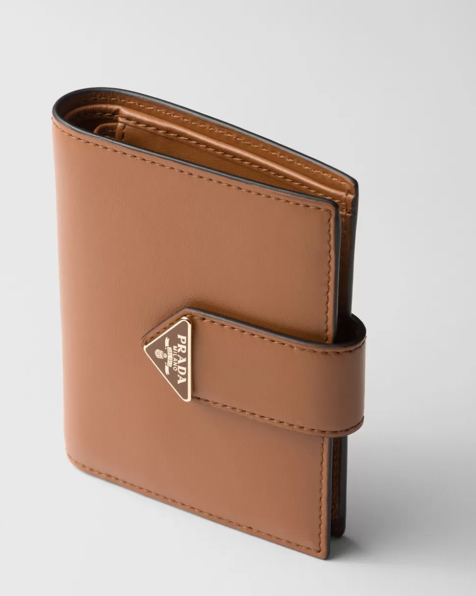 Flash Sale Prada Kleine Geldbörse Aus Leder Schwarz