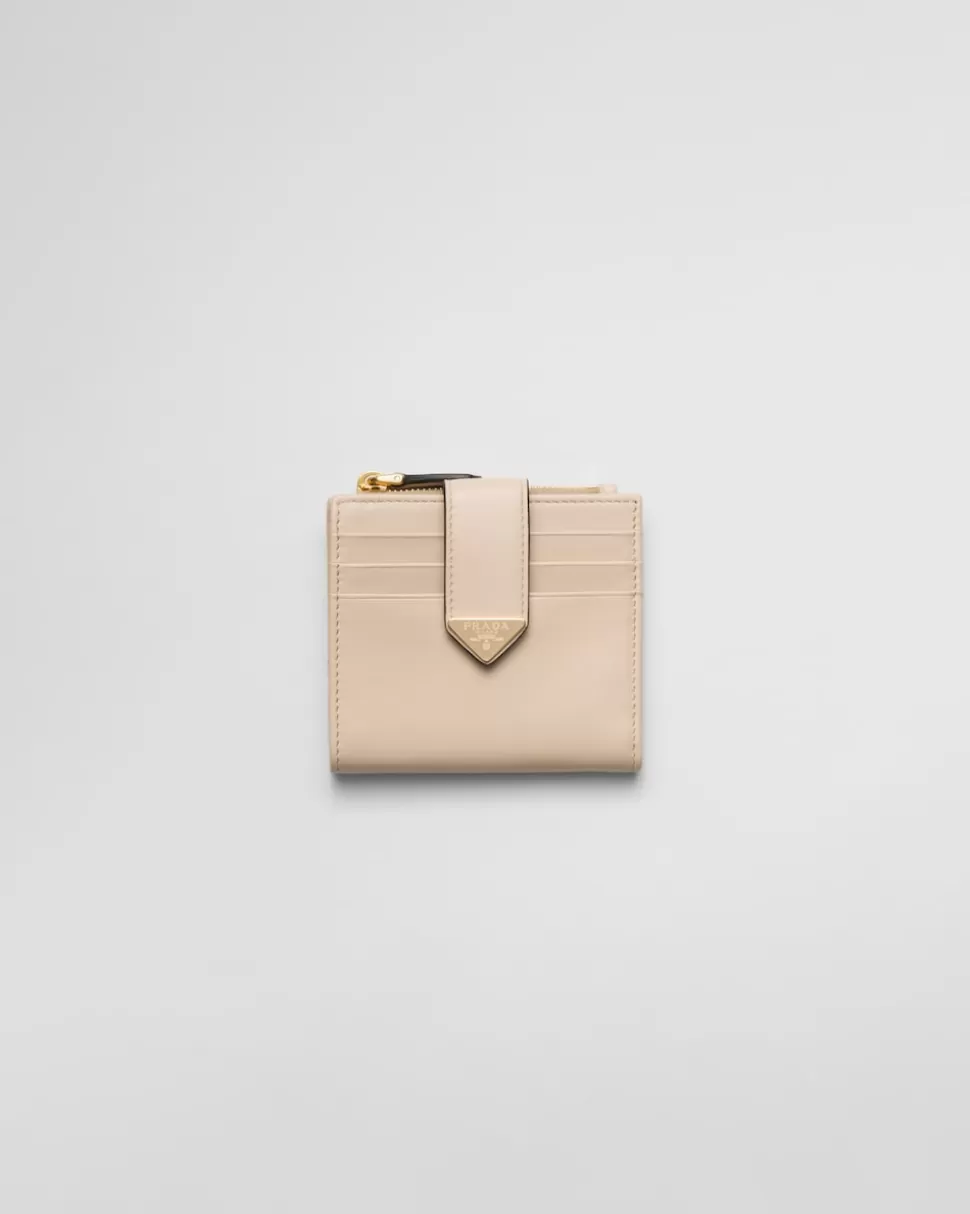 Flash Sale Prada Kleine Geldbörse Aus Leder Schwarz