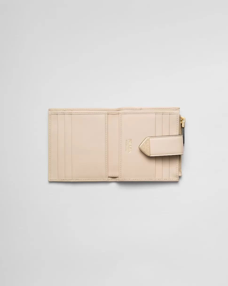 Flash Sale Prada Kleine Geldbörse Aus Leder Schwarz