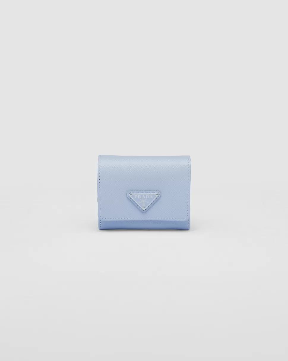 Flash Sale Prada Kleine Geldbörse Aus Saffiano-leder Schwarz