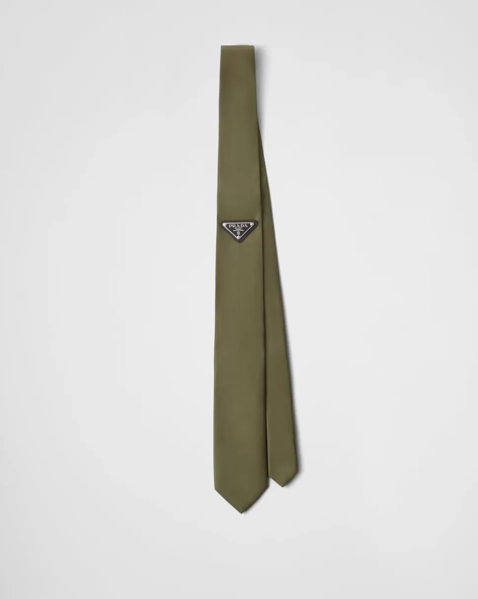Clearance Prada Krawatte Aus Gabardine Re-nylon Schwarz