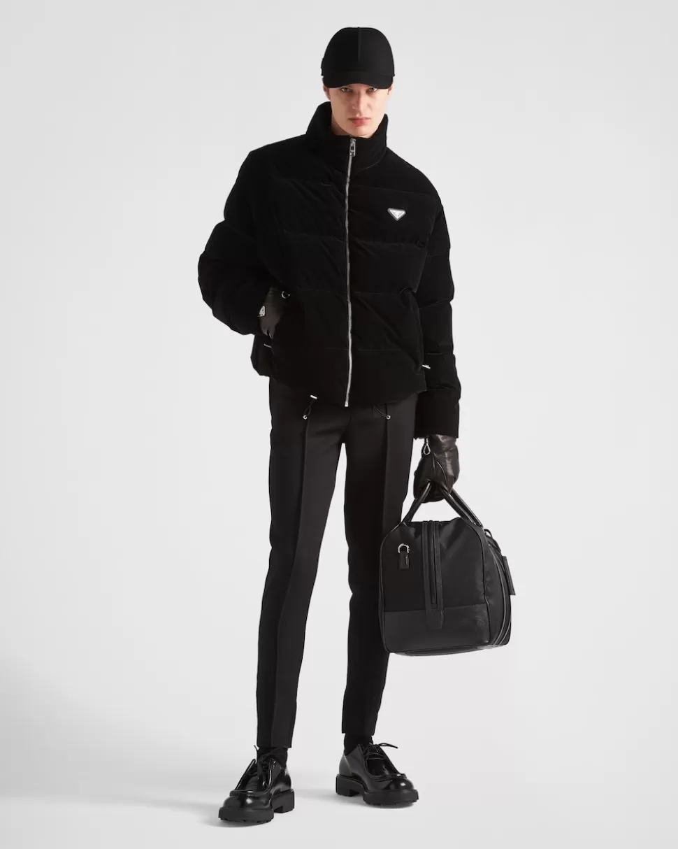 Discount Prada Kurze Daunenjacke Schwarz