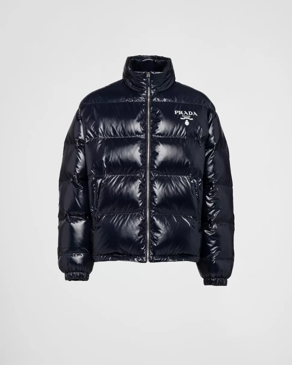 Hot Prada Kurze Daunenjacke Aus Re-nylon Rot