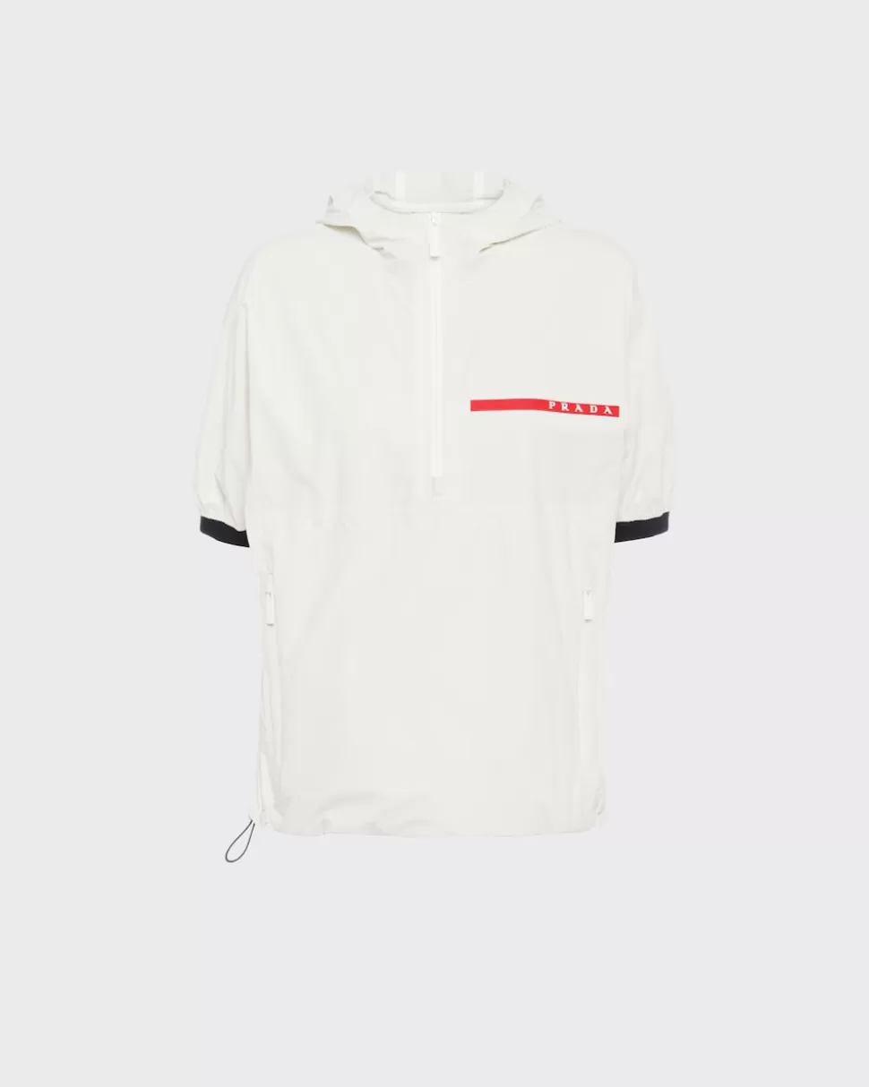 Best Sale Prada Kurzärmlige Jacke Aus Light Re-nylon Schwarz