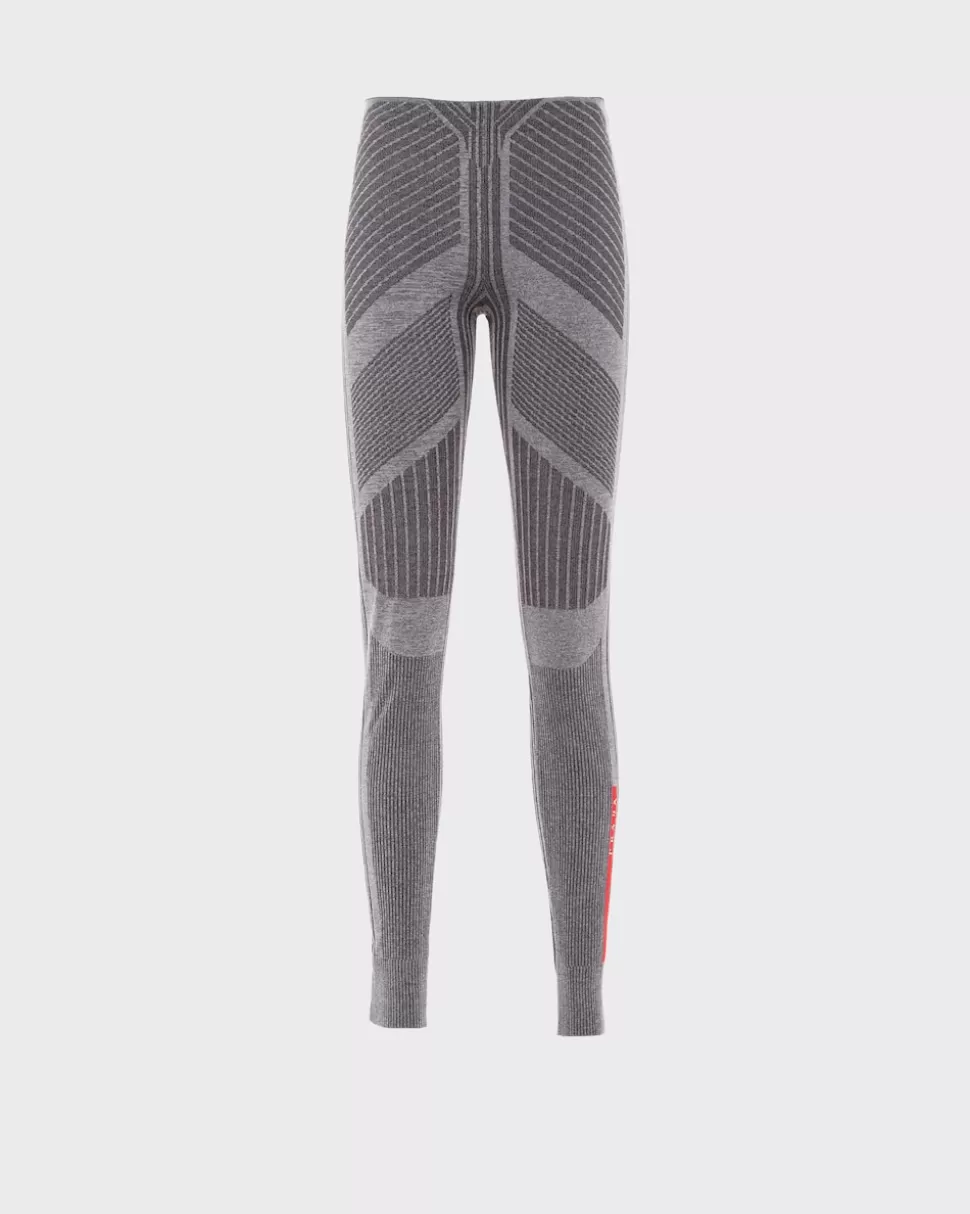 Discount Prada Leggings Aus Tech Rec Re-nylon-piqué Grau