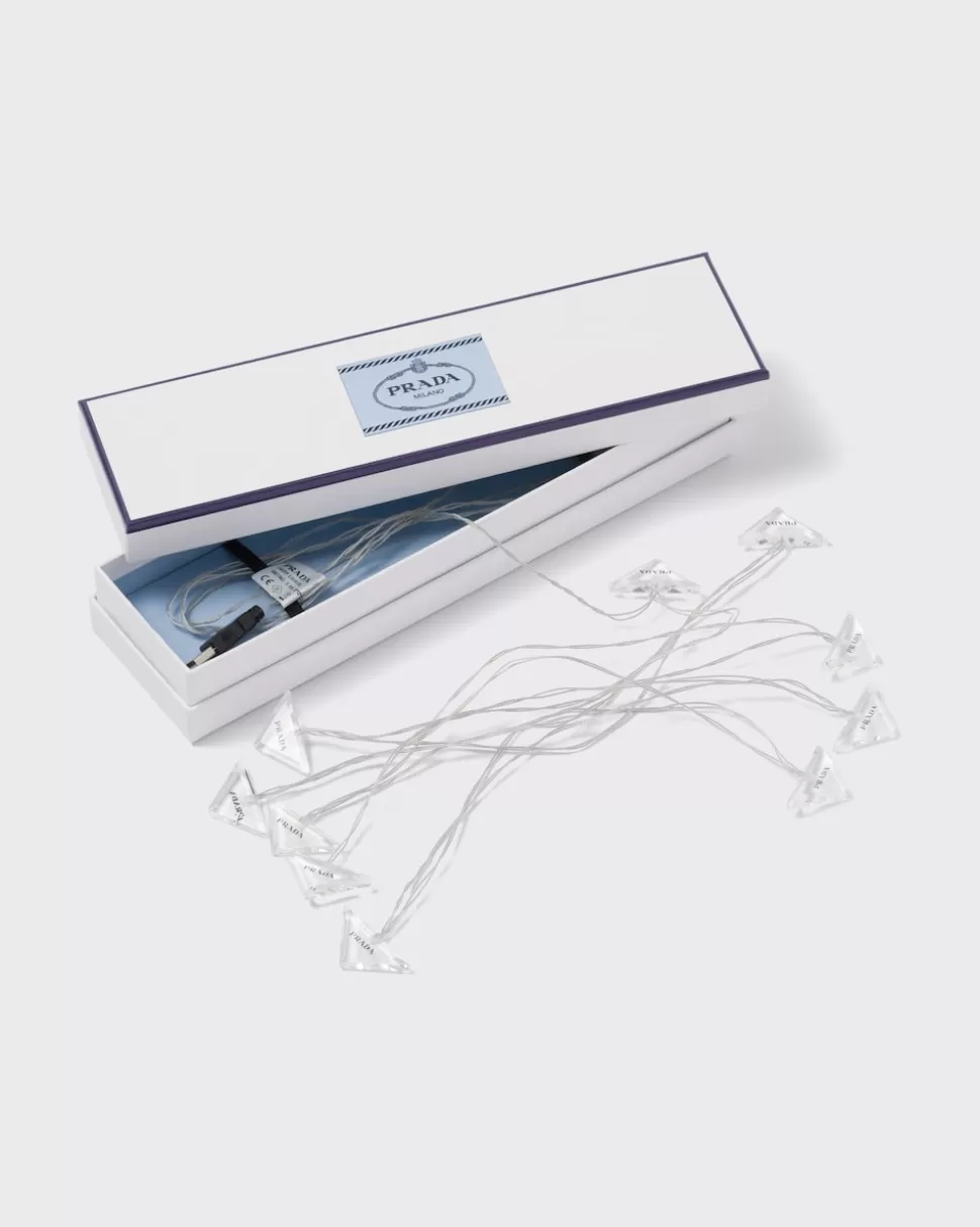 Online Prada Lichterkette Aus Plexiglas Weiss