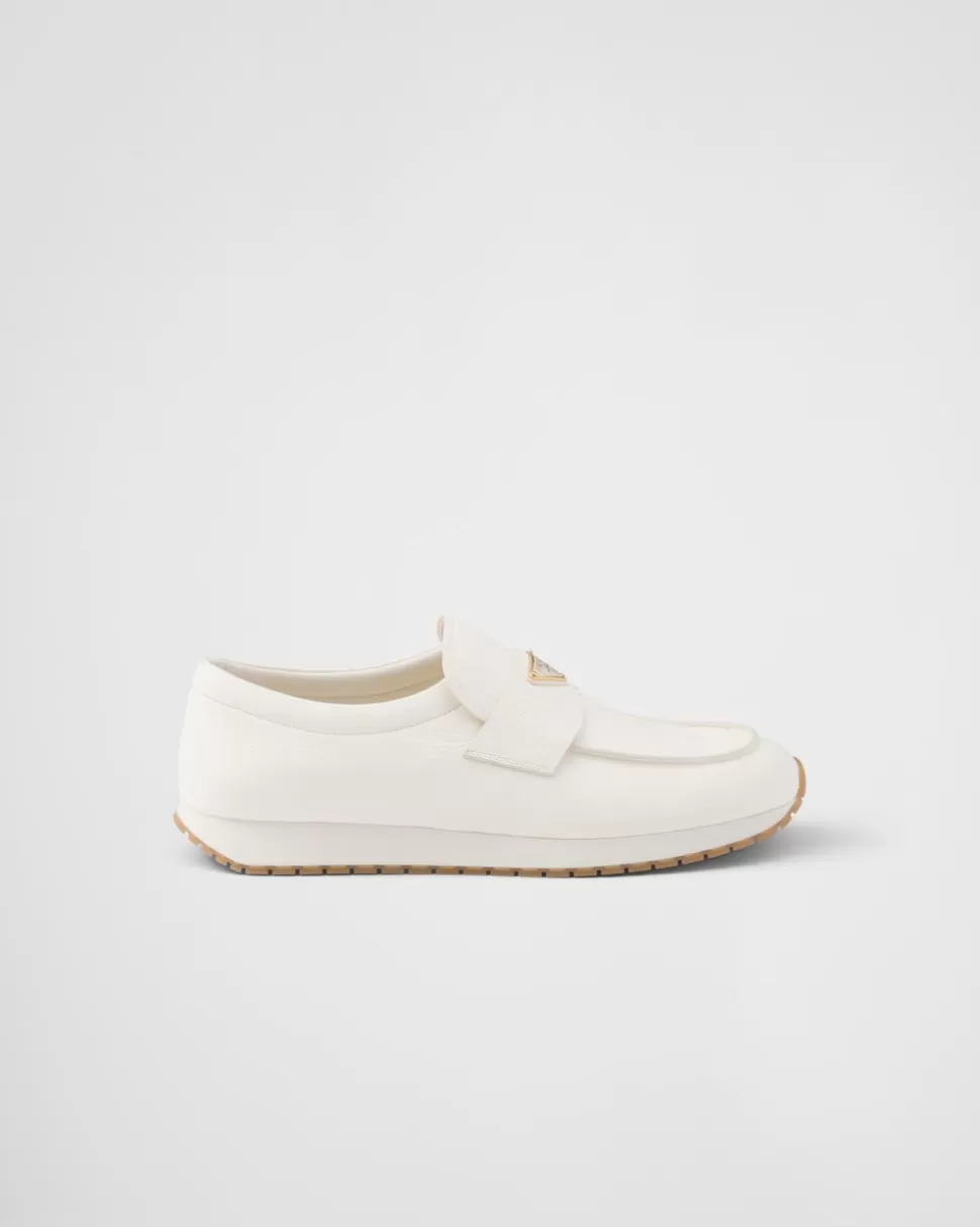 Shop Prada Loafer Aus Leder Natur