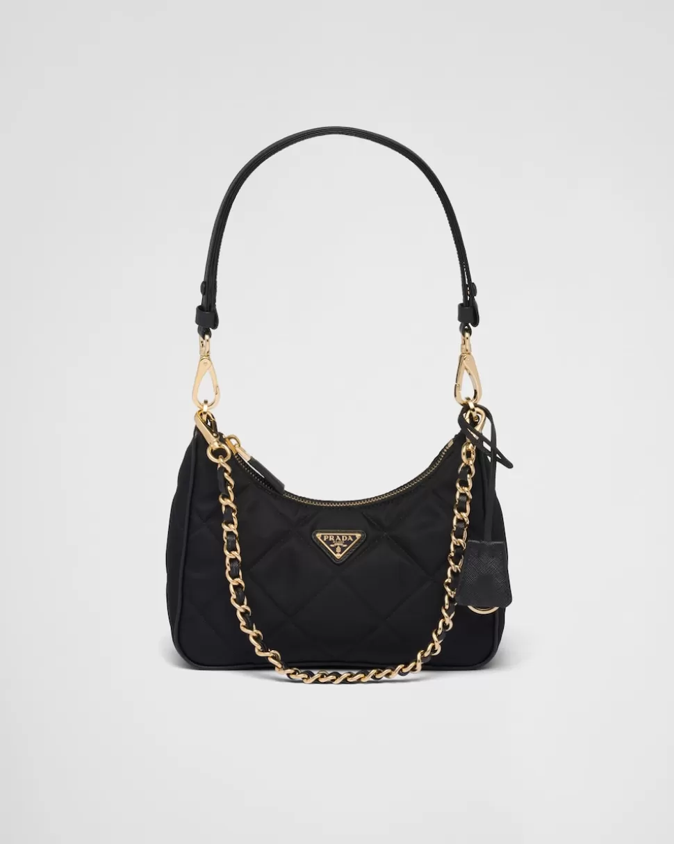Discount Prada Mini Bag Aus Re-nylon Schwarz