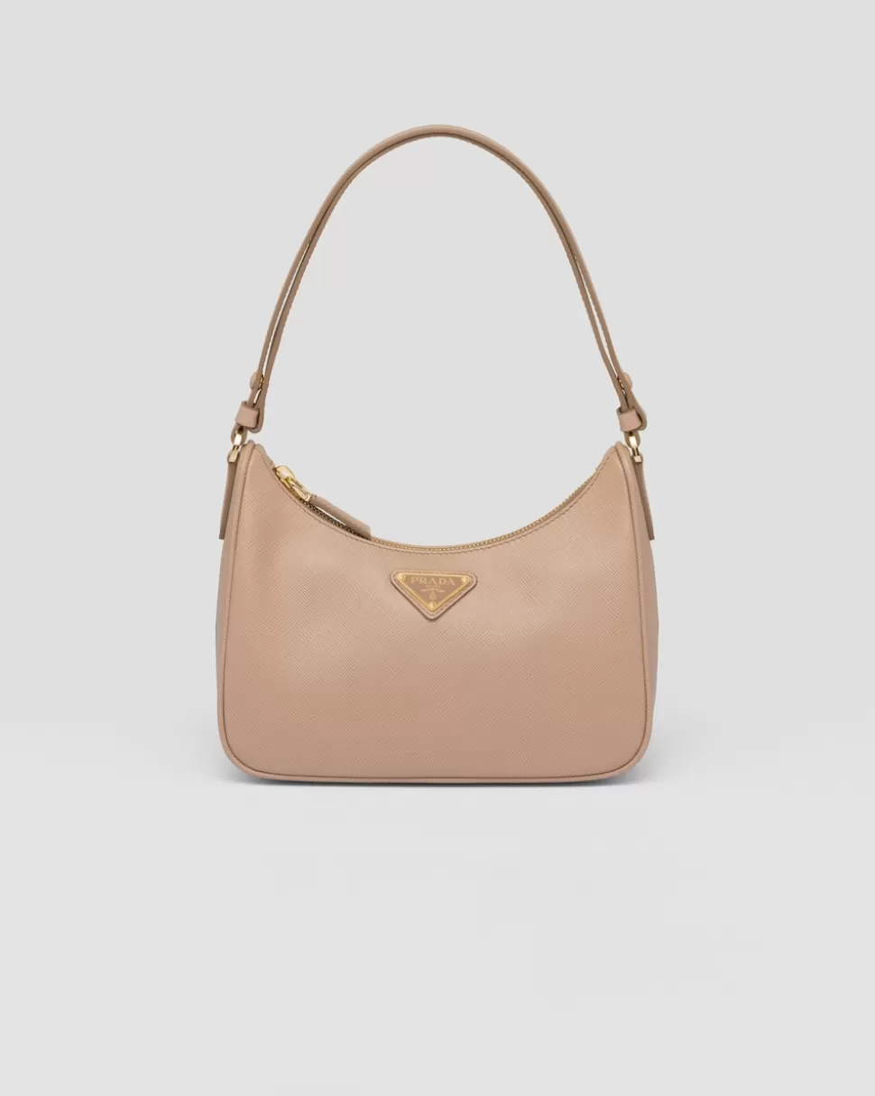 Store Prada Mini Bag Aus Saffiano-leder Welle