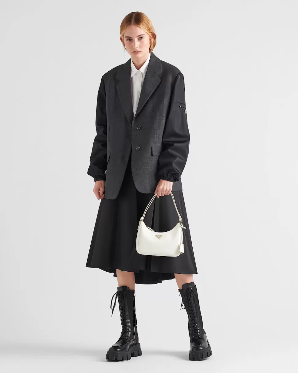 Hot Prada Mini Bag Aus Saffiano-leder Welle