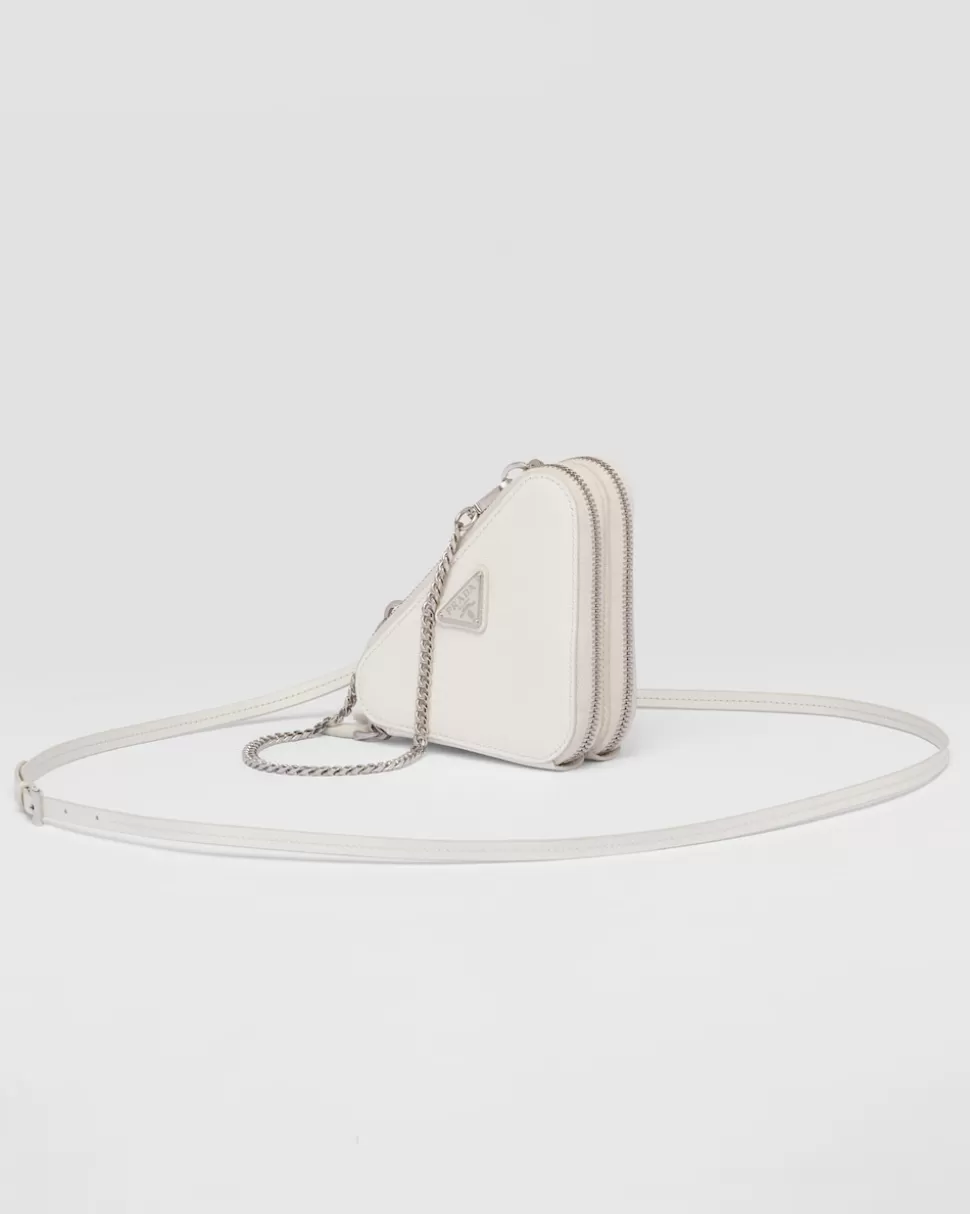 Discount Prada Mini-pouch Aus Saffiano-leder Schwarz