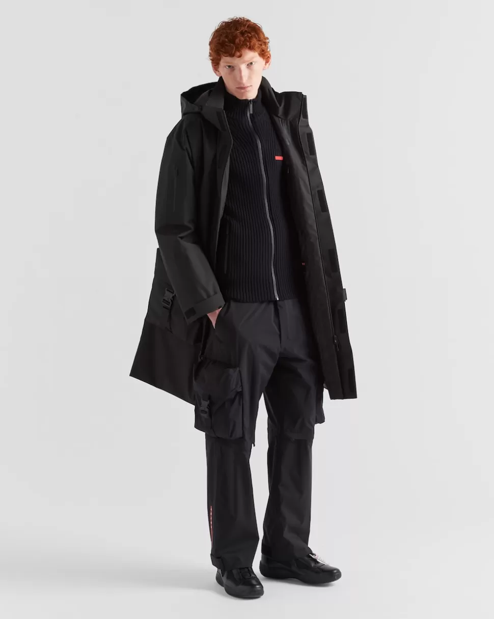 Sale Prada Modulare Hose Aus Funktionsgewebe Schwarz