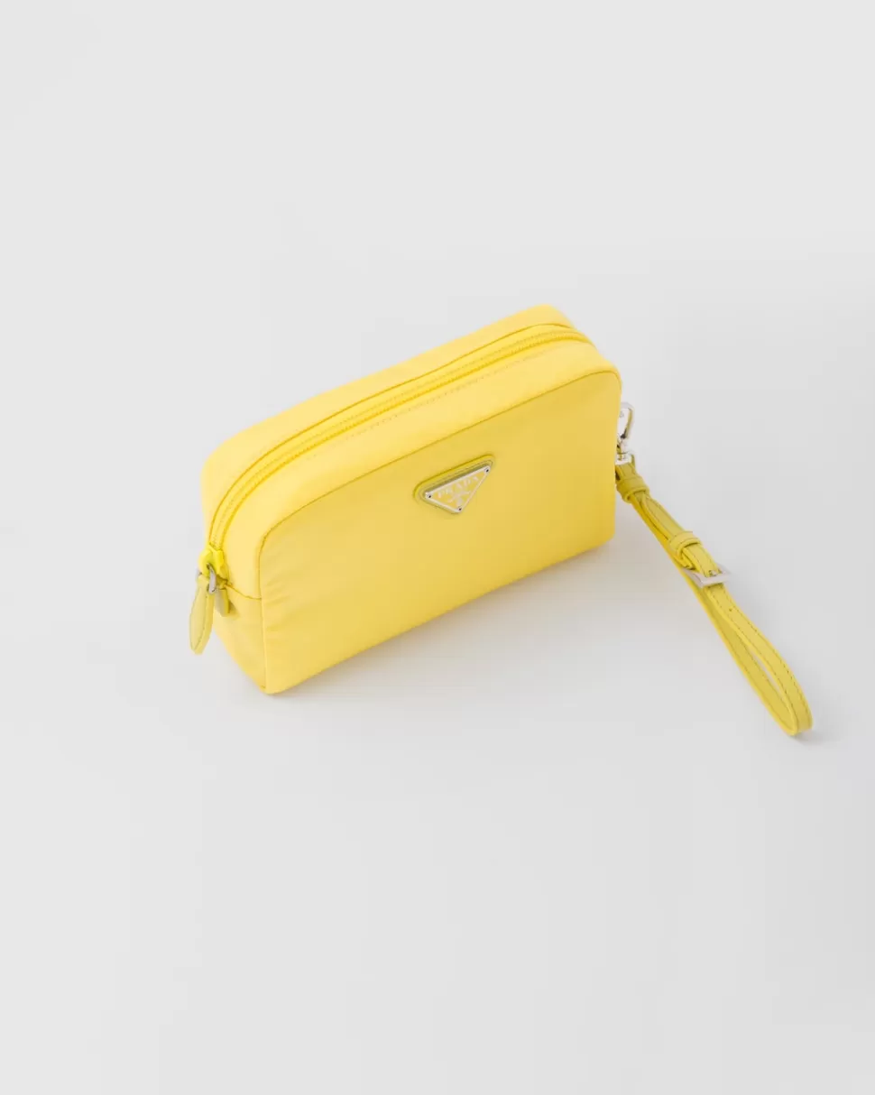Shop Prada Necessaire Aus Re-nylon Orange