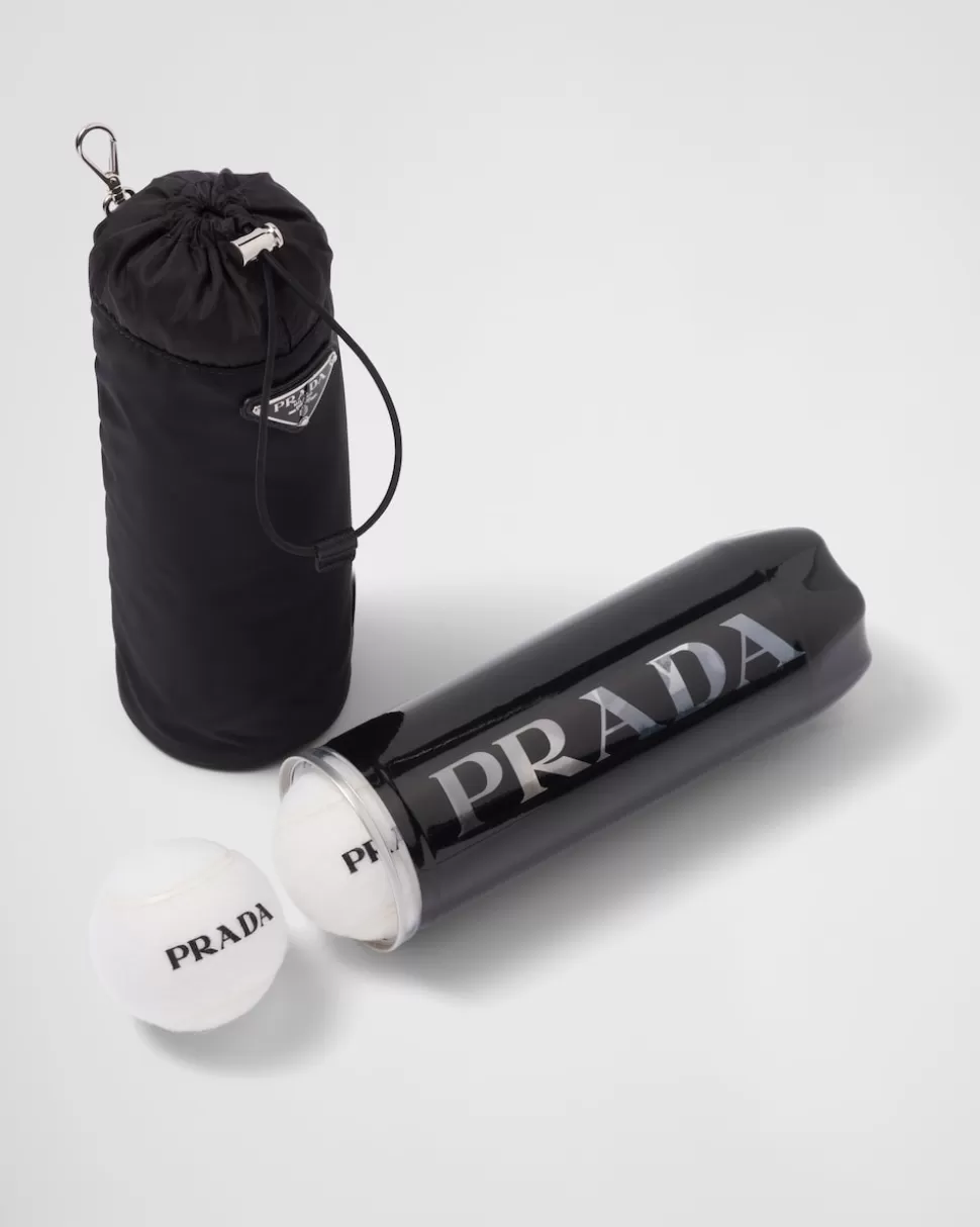 New Prada Padelball-hülle Schwarz