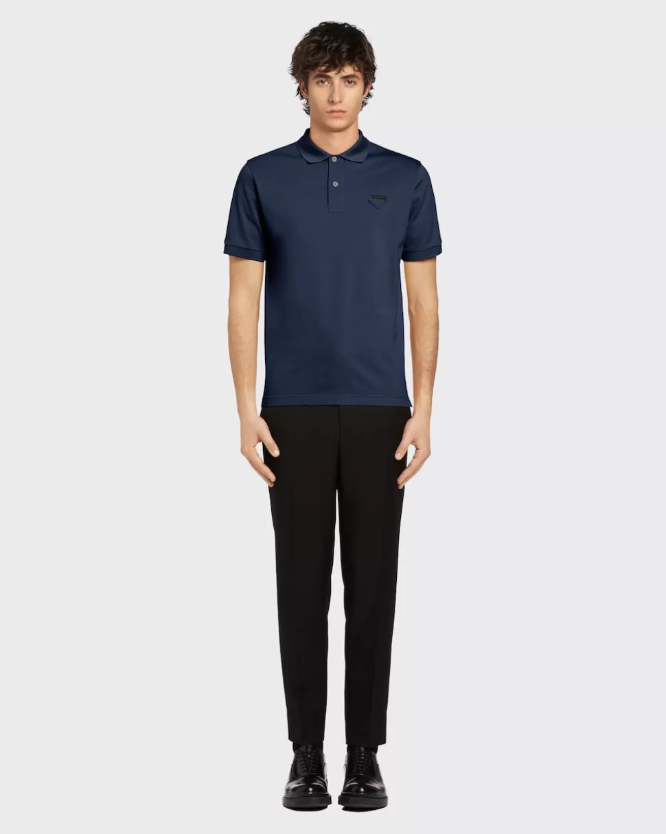 Hot Prada Poloshirt Aus Piqué Schwarz
