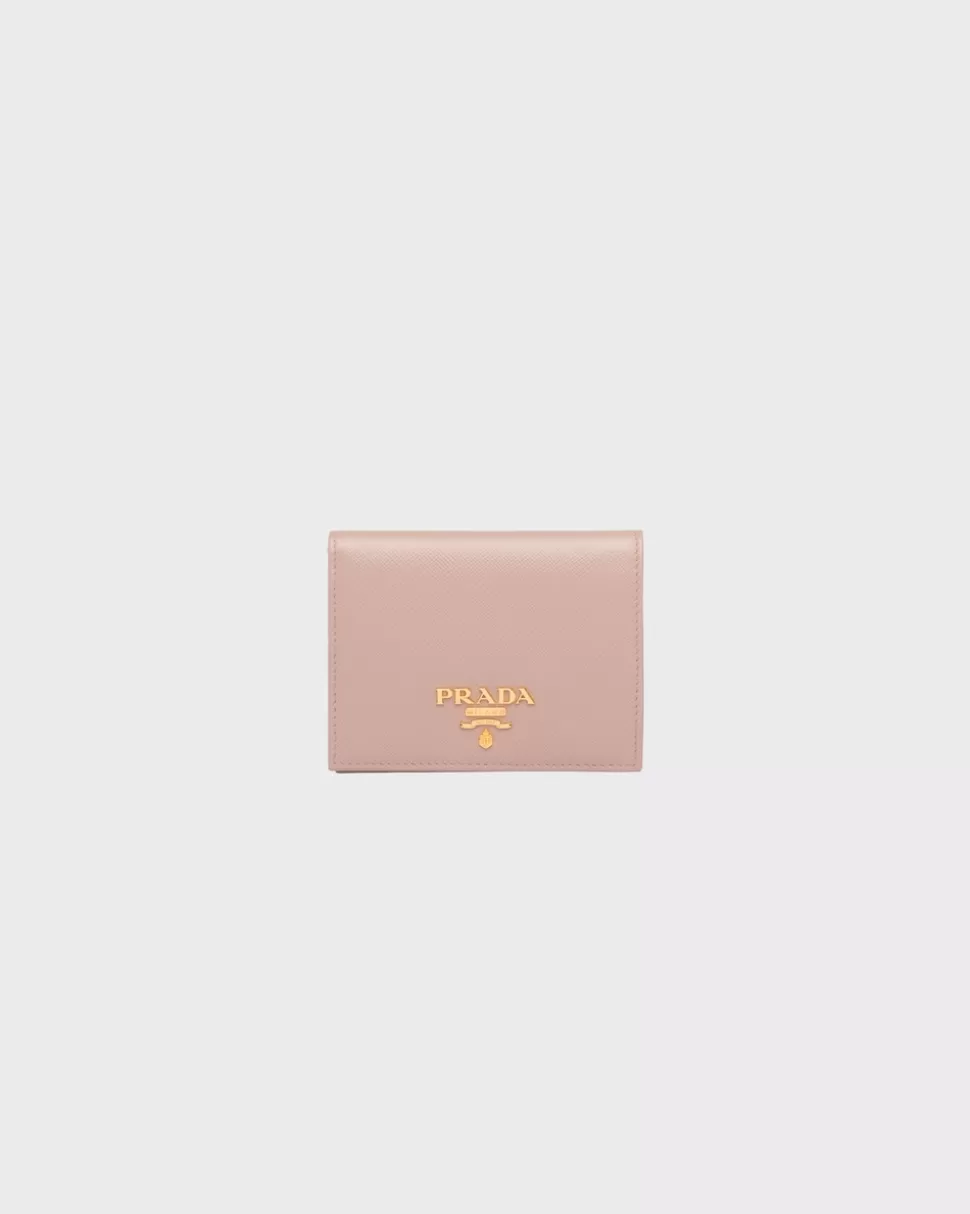 Flash Sale Prada Portemonnaie Aus Leder Schwarz