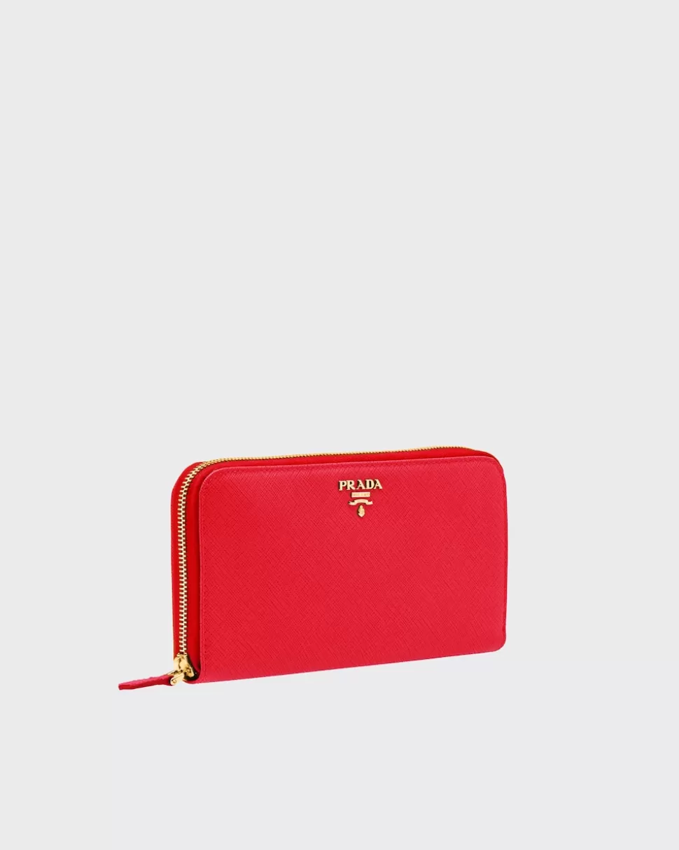 Cheap Prada Portemonnaie Aus Leder Schwarz