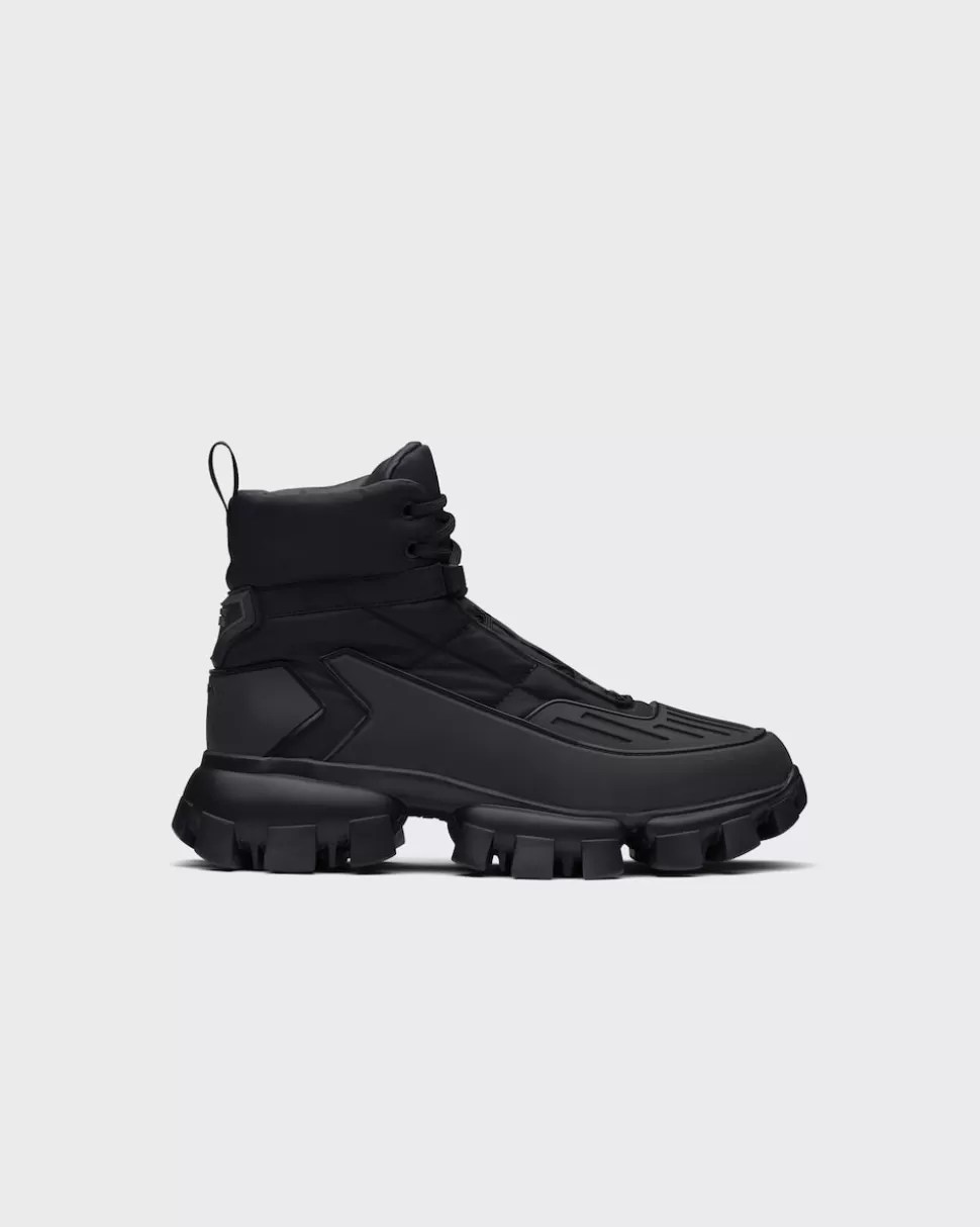 Discount Prada Cloudbust Thunder High-top-sneaker Schwarz