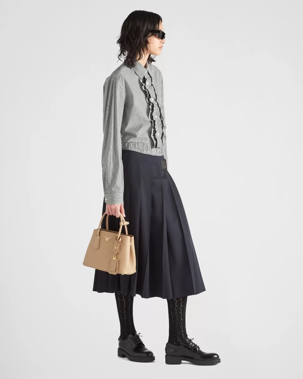 Flash Sale Prada Double Mini Bag Aus Saffiano-leder Schwarz