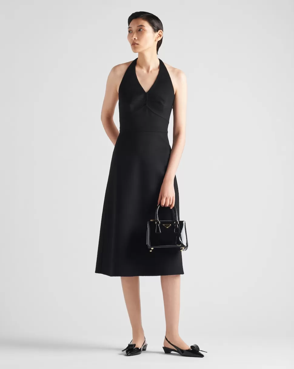 Store Prada Galleria Mini Bag Aus Lackleder Elfenbein