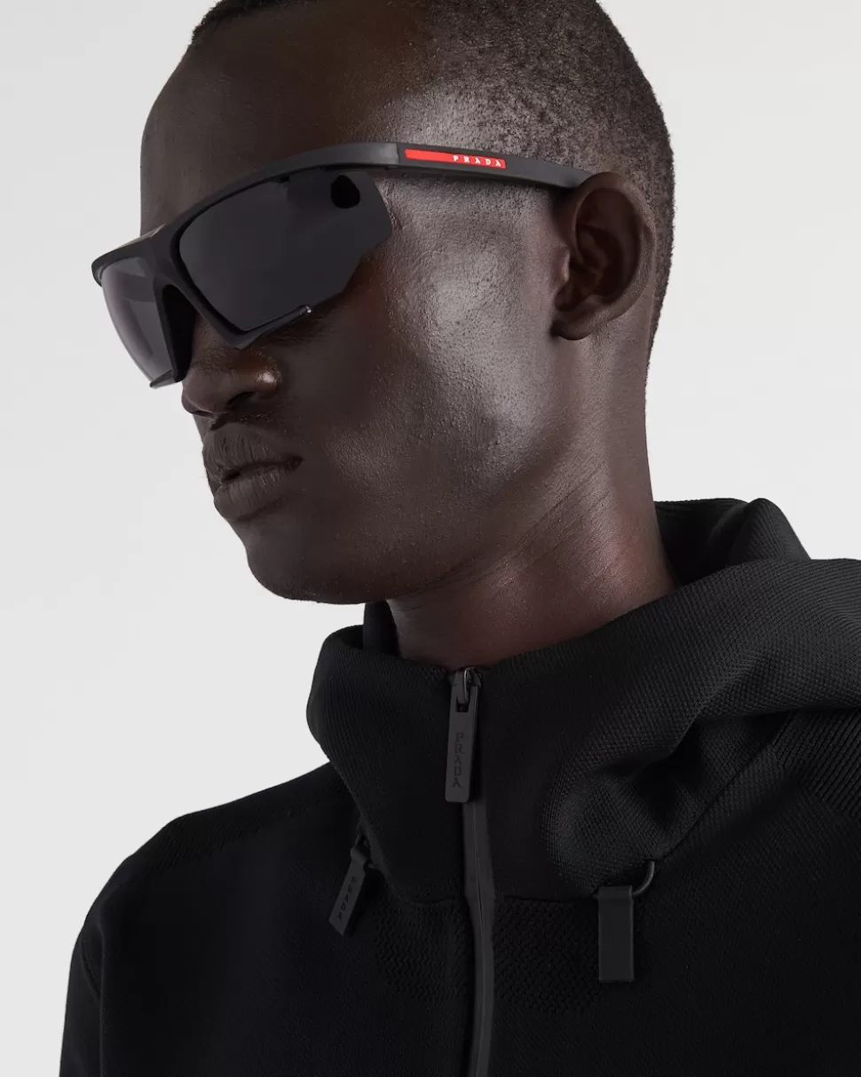 Store Prada Linea Rossa Impavid Sonnenbrille GläserInSchiefergrau