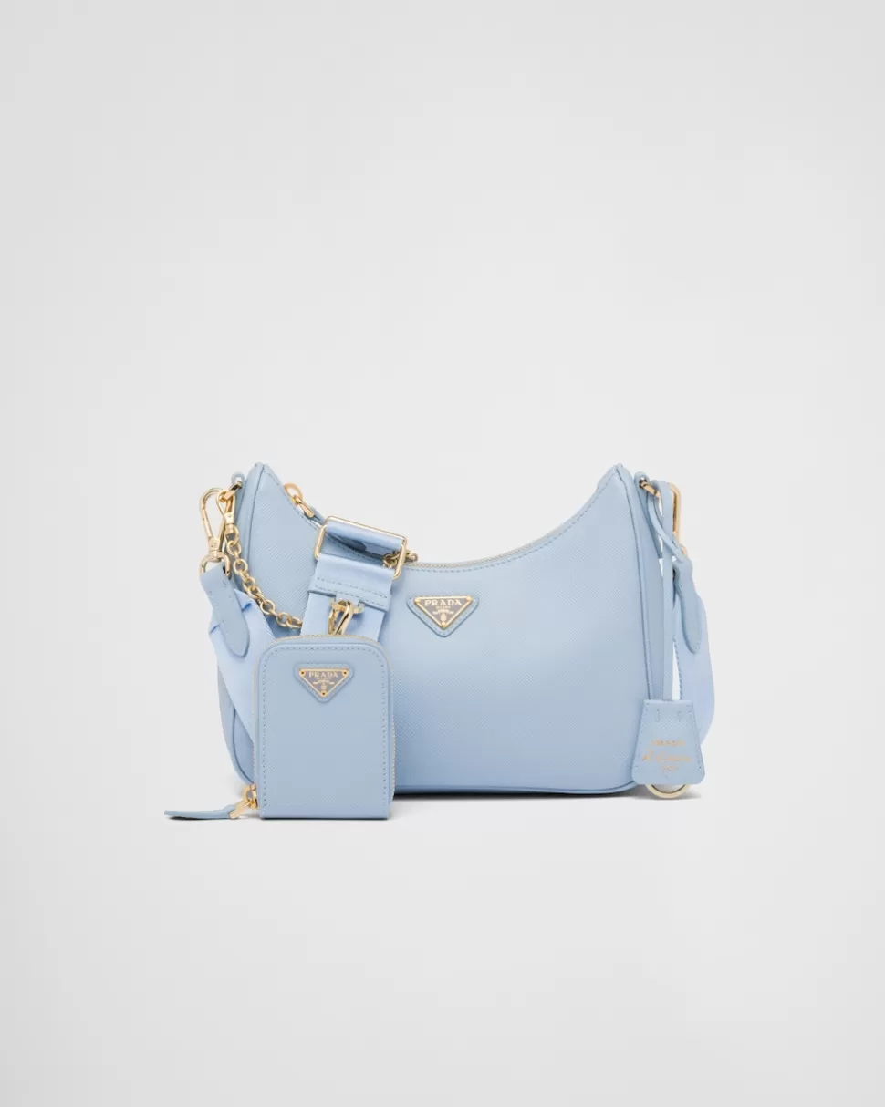 Shop Prada Re-edition 2005 Tasche Aus Saffiano Weiẞ