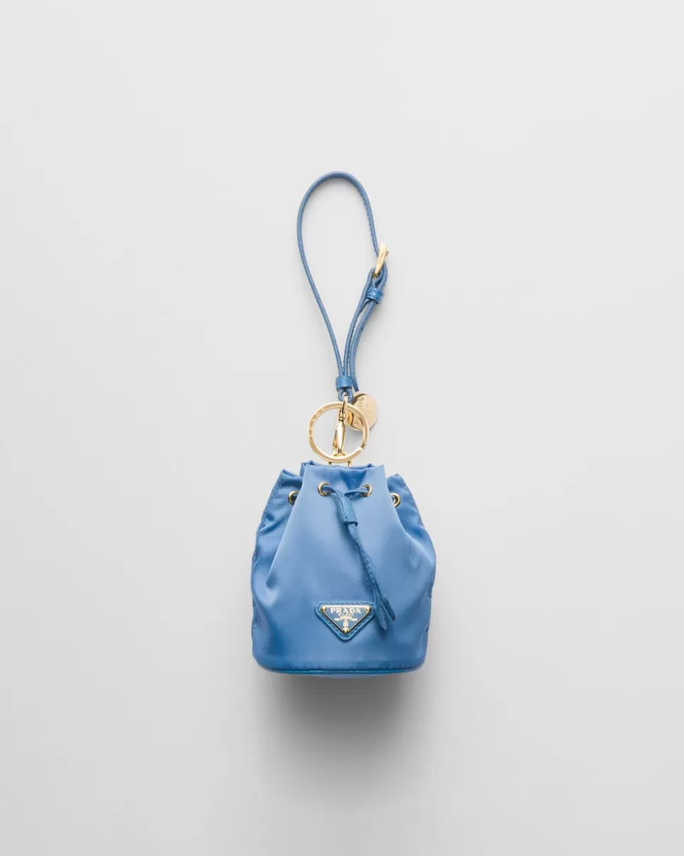 New Prada Re-edition 1978 Mini-pouch Aus Re-nylon Blau