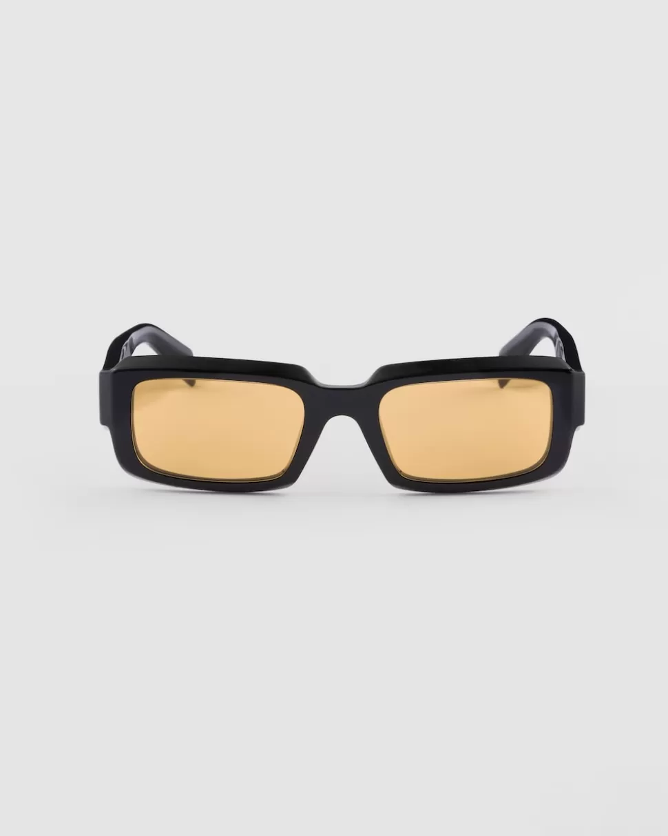 Sale Prada Symbole Sonnenbrille SchiefergraueGläser