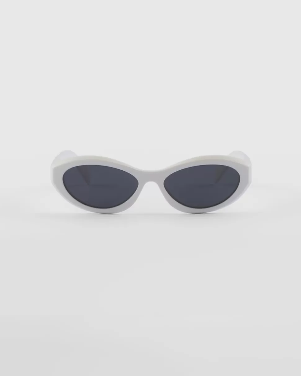 Flash Sale Prada Symbole Sonnenbrille SchiefergraueGläser
