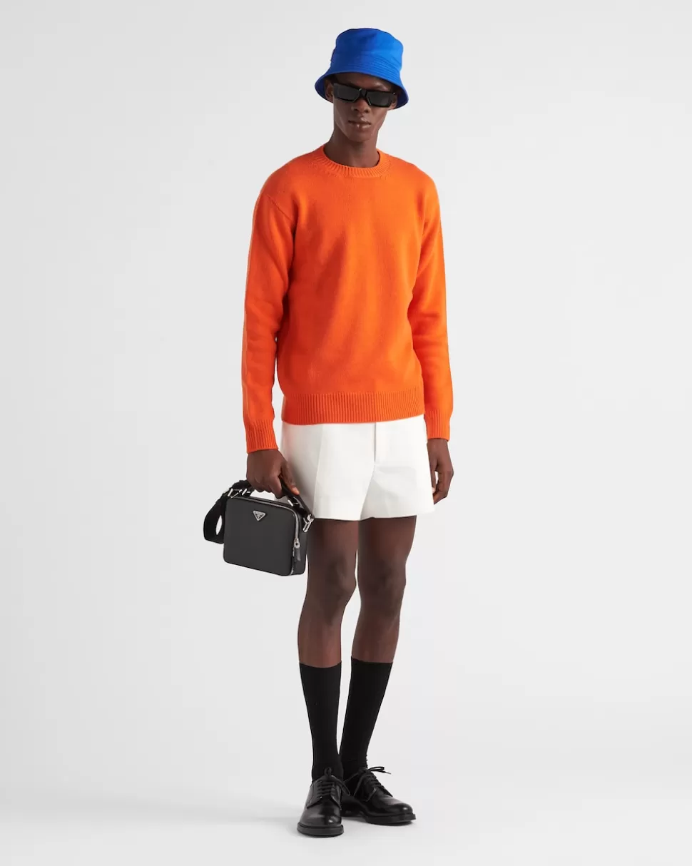 Sale Prada Pullover Aus Kaschmir Orange