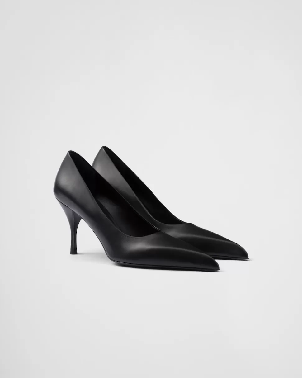 Sale Prada Pumps Aus Leder Schwarz