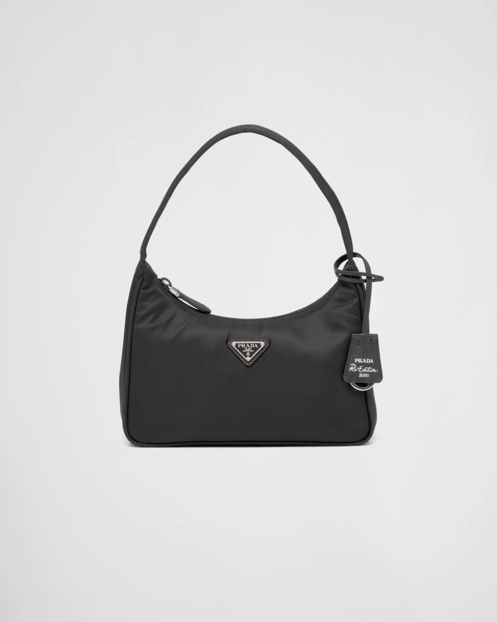 New Prada Re-edition 2000 Mini Bag Aus Re-nylon Schwarz