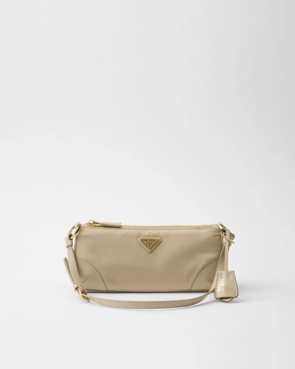Cheap Prada Re-edition 2002 Schultertasche Aus Re-nylon Und Gebürstetem Leder Schwarz