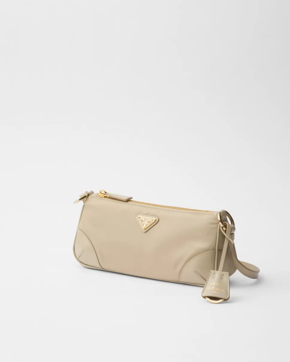 Cheap Prada Re-edition 2002 Schultertasche Aus Re-nylon Und Gebürstetem Leder Schwarz