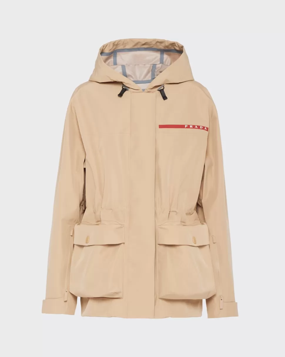 Outlet Prada Regenjacke Aus Funktionsgewebe Kordel