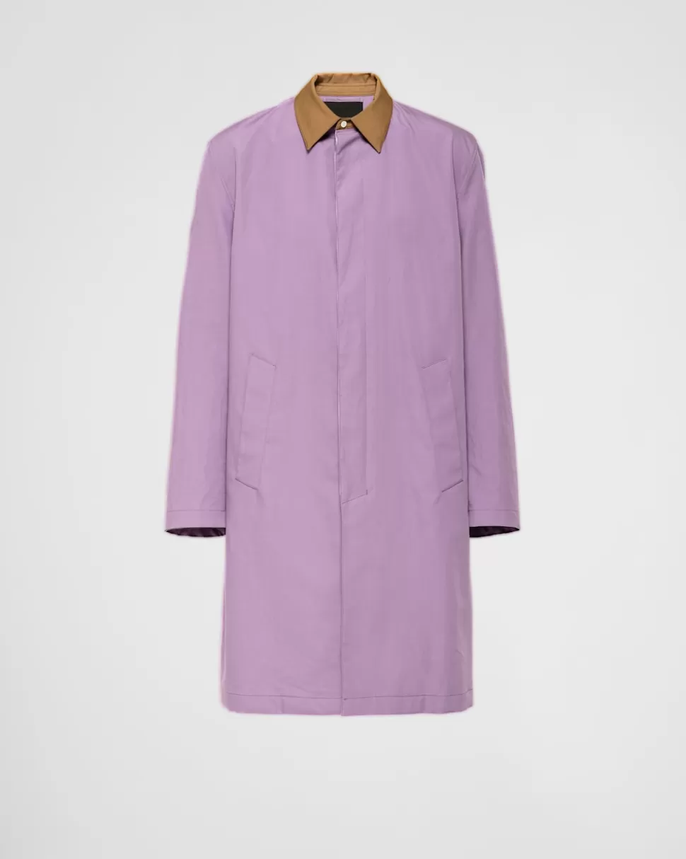 Best Sale Prada Regenmantel Aus Baumwolle