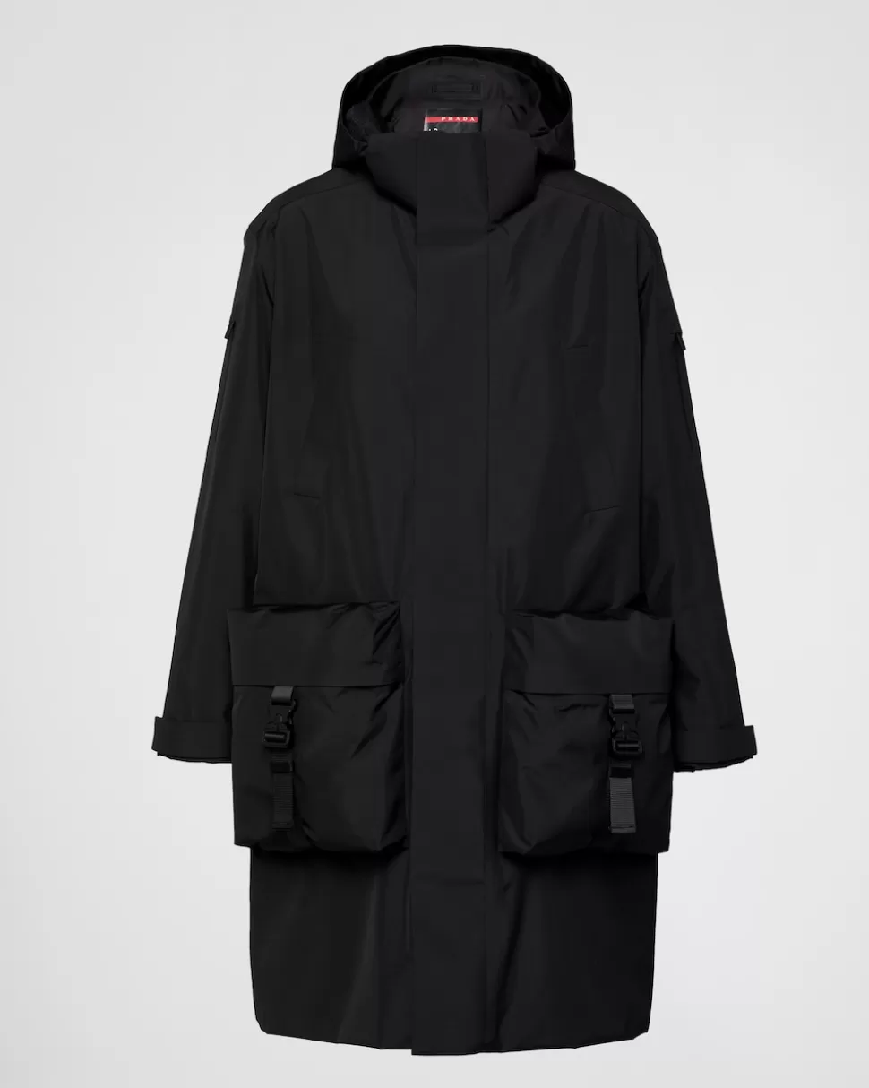 Hot Prada Regenmantel Aus Recyceltem Funktionsgewebe Schwarz