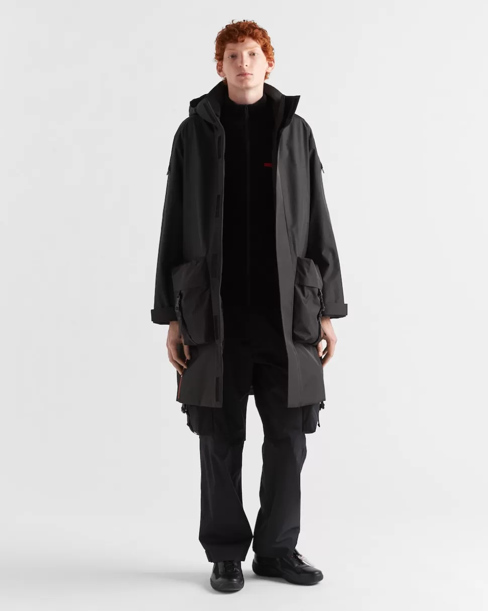 Hot Prada Regenmantel Aus Recyceltem Funktionsgewebe Schwarz