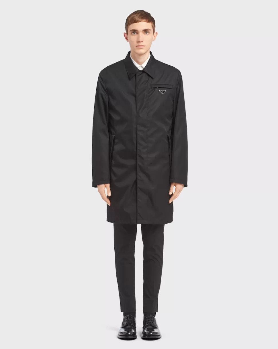 Clearance Prada Regenmantel Aus Re-nylon Schwarz