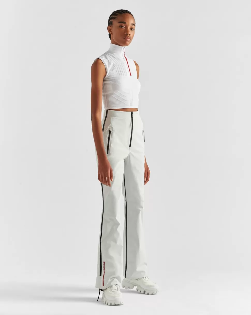 Cheap Prada ÄRmelloses Top Aus Tech Rec Re-nylon-piqué Schwarz
