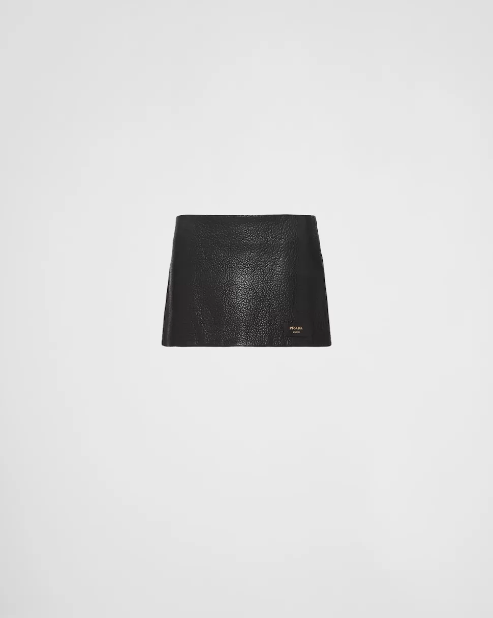 Discount Prada Rock Aus Nappa-leder Schwarz