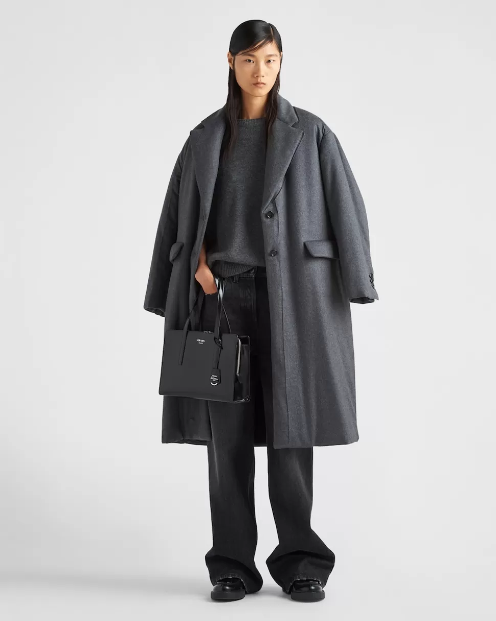 Online Prada Rundhalspullover Aus Kaschmir Rosa