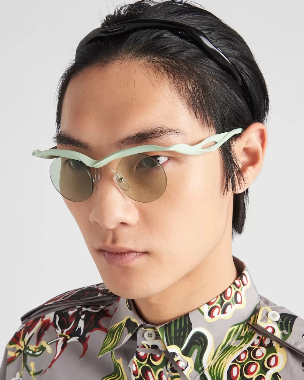 Store Prada Runway Sonnenbrille JadegrüneGläser